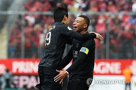 또 터진 이강인 전반 10분 만에 리그 1호골 작렬→psg 몽펠리에 1 0 리드 전반 종료