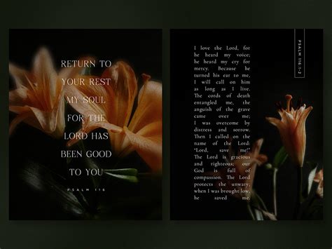 Psalm 116 by Kat Kelley on Dribbble