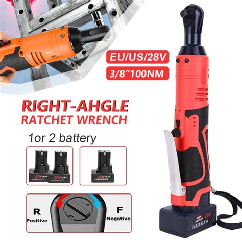 3 8 Cordless Ratchet Wrench 28V Electric Ratchet Wrench Set With