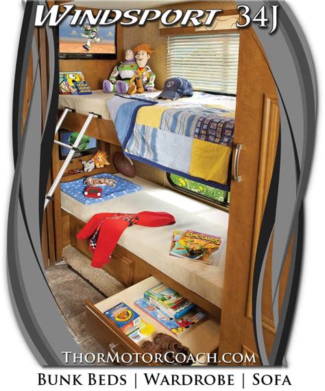 Hot New Class A Motorhomes with Bunk Beds Usher in Summer!! - RV Trader ...