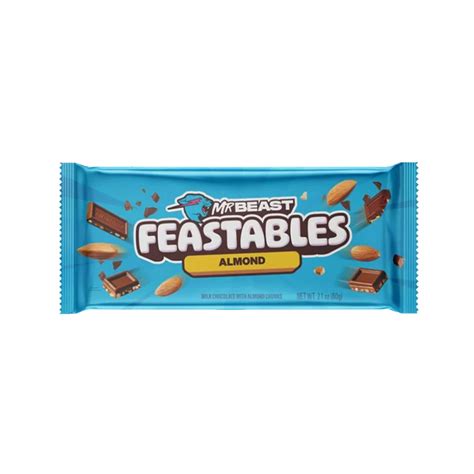 Feastables Almond New Packaging (60g) (USA) – Central Sweet Supply