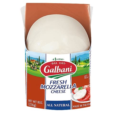 Galbani All Natural Fresh Mozzarella Cheese 8 Oz