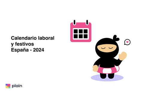 Calendario Laboral Festivos En España En 2024 Plain