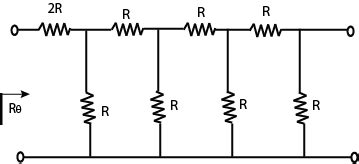 Figure Shows An Infinite Ladder Network Of Resistances The Equivalent