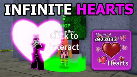 Blox Fruits Valentine Update Infinite Hearts Glitch Roblox Blox