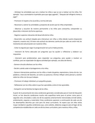 Documento De Trabajo Elaborado Por La Direcci N General De Educaci N