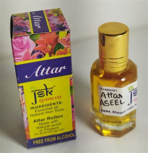 Yellow Concentrated Perfume Oil Attar ASEEL 12 Ml Pack For