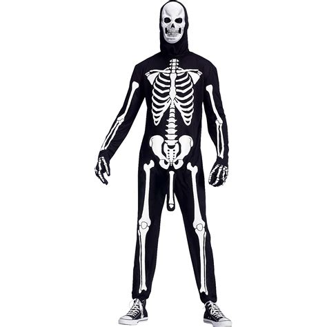 Mens Skeleton Costume Spirit Halloween at Bridgette Blount blog