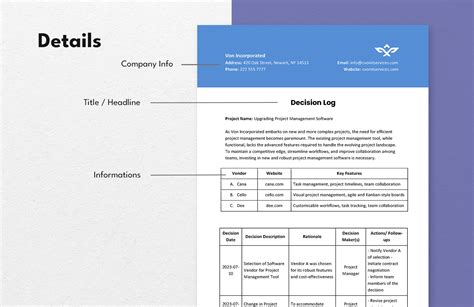 Decision Log Template in PDF, Word, Google Docs - Download | Template.net