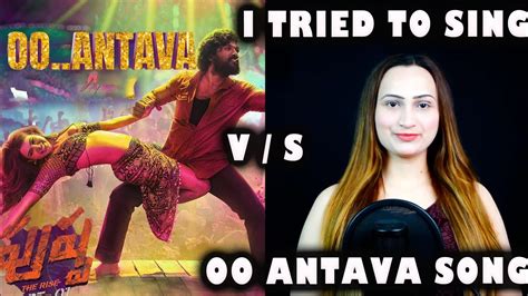 Oo Antava Oo Oo Antava Telugu Pushpa Song Allu Arjun Samantha Cover By