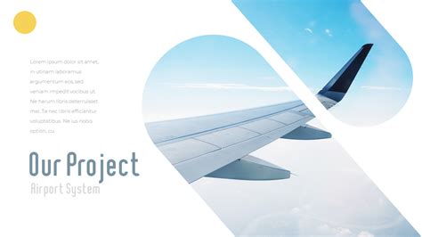 Airplane Powerpoint Template