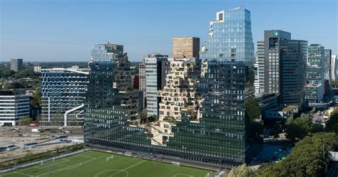 MVRDV Unveils The Valley A Trio Of Crumbling Towers In Amsterdam