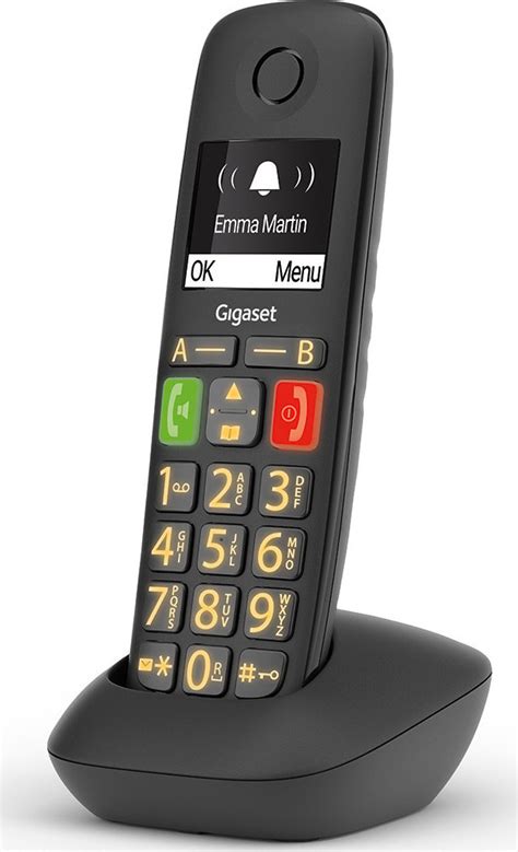 Gigaset E290HX Handset Cordless IP Phone Μαυρο | Skroutz.cy