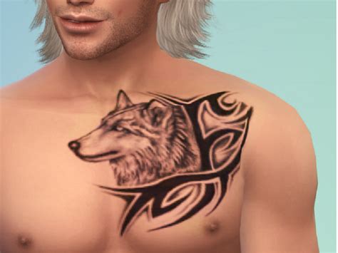 The Sims Resource Witcher Necklace Chest Tattoo