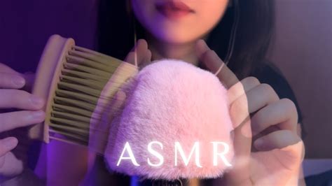 Asmr Fluffy Mic Brushing Fall Asleep Brain Massage For Sleep Sleepy No Talking Youtube