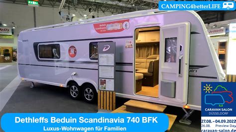 Caravan Salon Dethleffs Beduin Scandinavia Bfk I Luxus