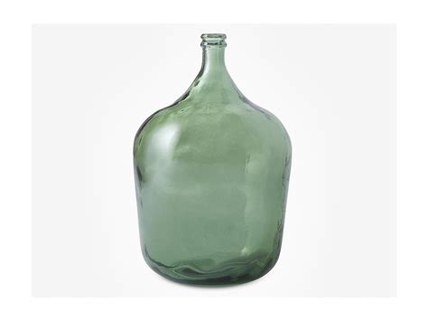 Vase Dame Jeanne En Verre Recycl L H Cm Jerzy Vert Olive