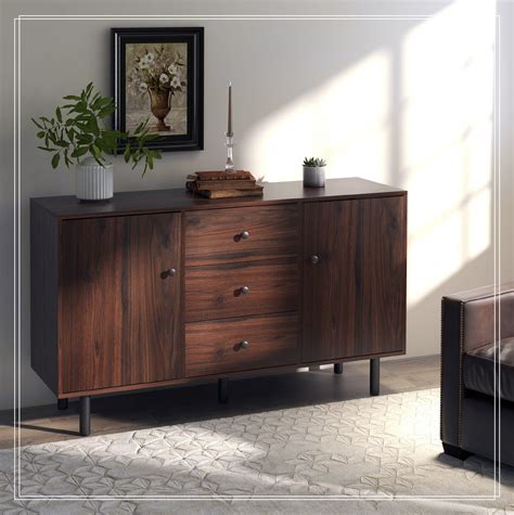 Ebern Designs Sideboard Buffet Cabinet Kitchen Cabinet With 2