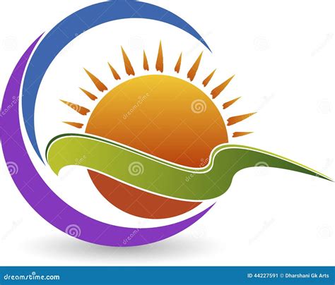 Sunrise Logo Stock Vector Illustration Of High Blue 44227591