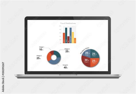 Presentation Graphics with Instructions Stock Template | Adobe Stock