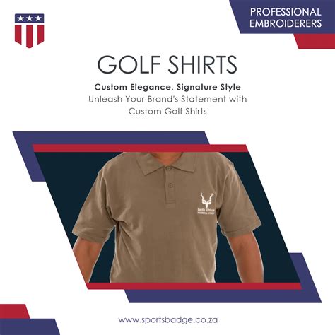Custom Embroidered Golf Shirts In Ballito By Sports Badge