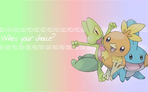 Pokemon - Hoenn - Starters Wallpaper by Ekumimi on DeviantArt