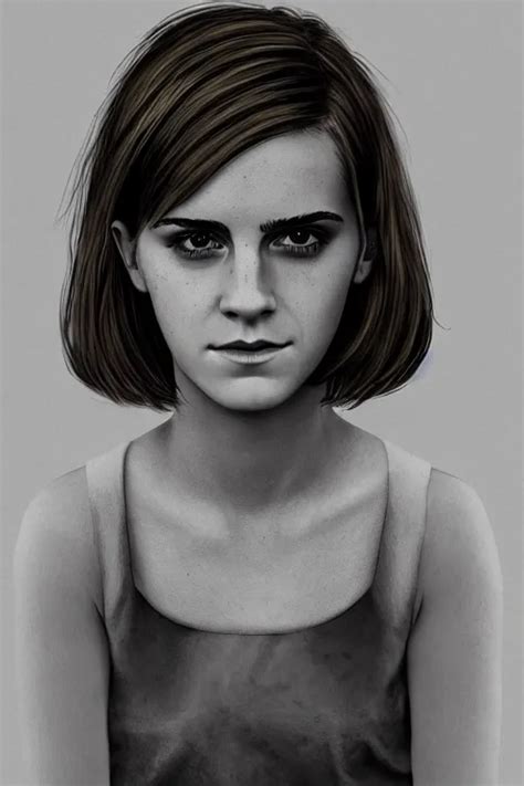 Krea Picture Of Scp Emma Watson By Scp Foundation Photorealistic Horror