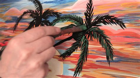 Acrylic Palm Tree Paintings