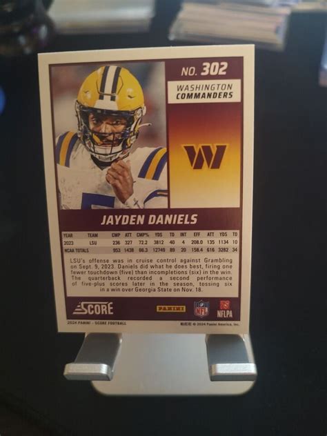 Score Rookies Jayden Daniels Rc Ebay