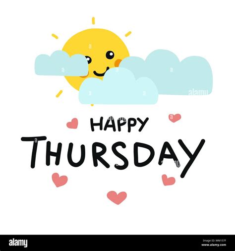 Happy Thursday Good Stock Vector Images Alamy