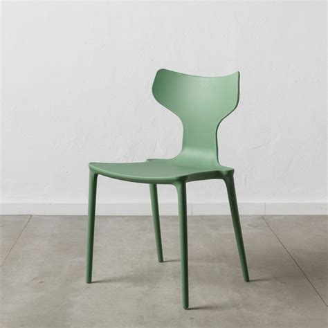 Silla Verde Menta Polipropileno X X Cm Muebles Orencio Ixia