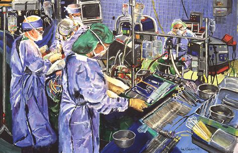 Paintings Of Surgeons Performing Surgery Joe Wilder Md