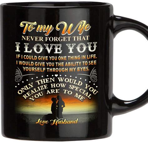 Coffee Mugs Ts For Wife To My Wife Never Forget That I Etsy