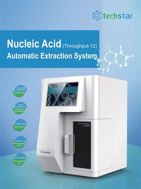 Techstar Automated Nucleic Acid Purification Automatic Nucleic Acid