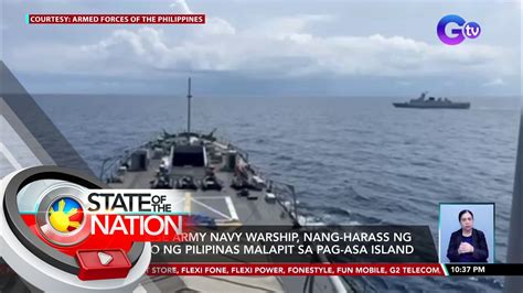 Chinese Army Navy Warship Nang Harass Ng Barko Ng Pilipinas Malapit Sa