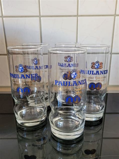 Bier Alkohol original Biergläser Paulaner 5 Stk Kaufen auf Ricardo