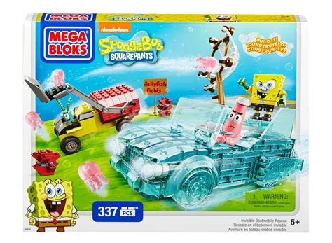 Mega Bloks Spongebob Invisible Boatmobile Set Only 1071 Reg 1999