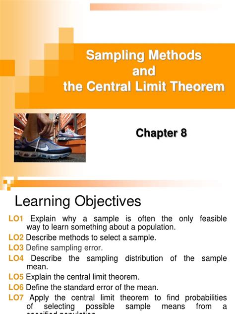 Sampling Methods And The Central Limit Theorem Pdf Mean Sampling