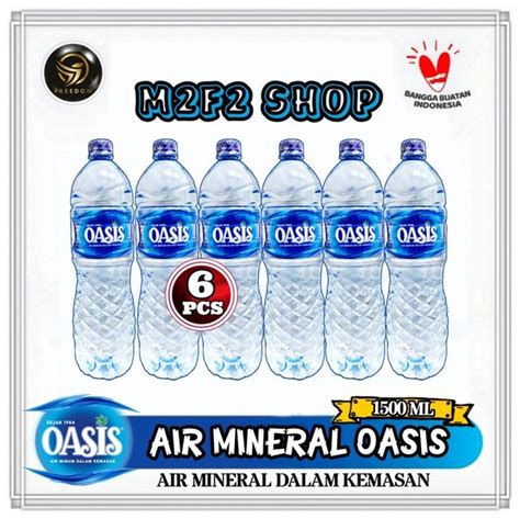 Jual Air Mineral Oasis Besar Botol Pet 1500 Ml Kemasan 6 Pcs Di