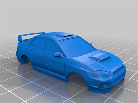 Free Stl File Subaru Impreza Wrx Sti Turbo Racing D