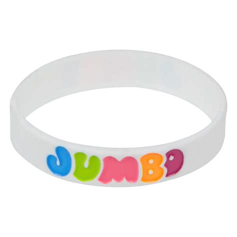 Βραχιόλι Σιλικόνης Λευκό JUMBO
