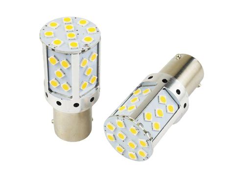 LED auto žárovka BA15S 35 SMD CREE 3030 CAN BUS STUDENÁ BÍLÁ