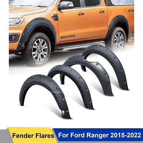 Fender Flares Wheel Arch With Nuts For Ford Ranger 2015 2016 2017 2018