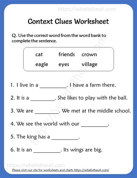 Context Clues For 3rd Grade Assessments