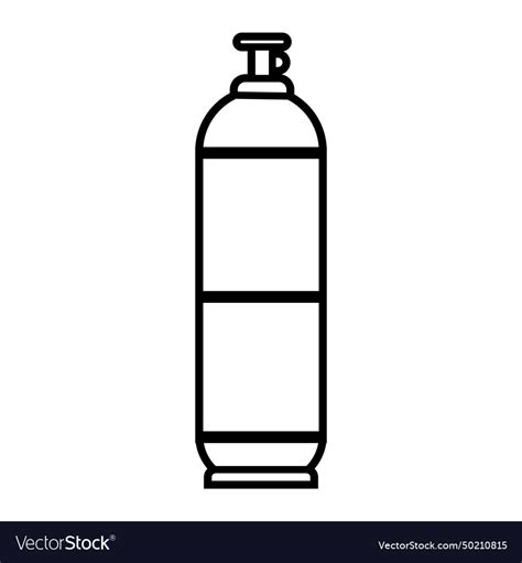 Gas Cylinder Icon Royalty Free Vector Image Vectorstock