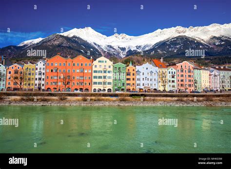 Innsbruck Austria March 11 2017 City Scape In Innsbruck City