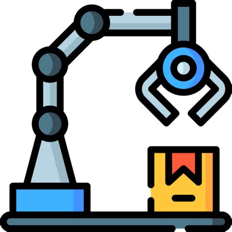 Robotic Arm Special Lineal Color Icon