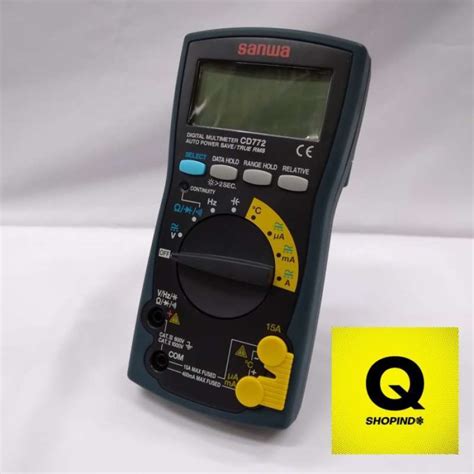 Promo Sanwa Cd772 Cd 772 Multimeter Multitester Avometer Digital Diskon