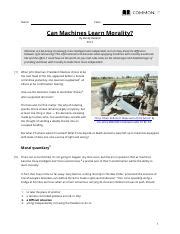 Exploring the Ethics of Machine Morality in Autonomous Systems | Course ...