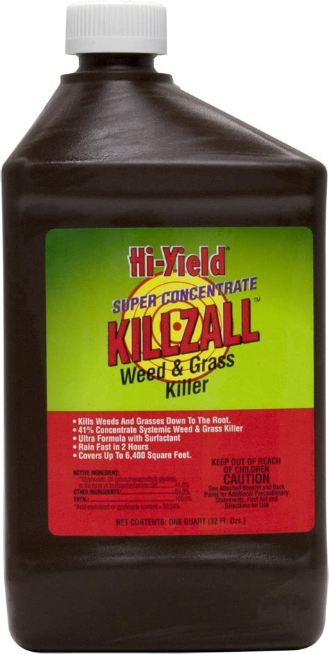 Hi Yield Killzall Weed And Grass Killer Concentrate Patio Lawn And Garden